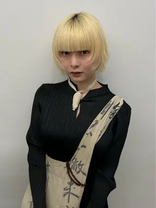 ショート yuan tanakaのヘアスタイル