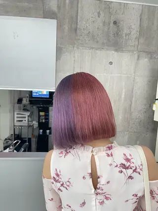 ミディアム カラー レイヤーの魔術師 𓍼takumi𓍼のヘアスタイル