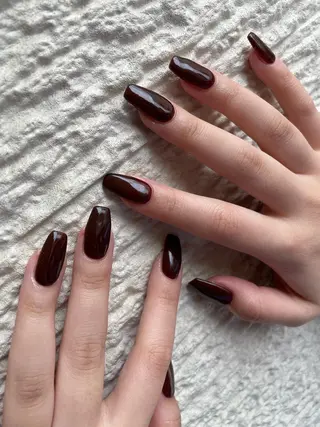 ロング カラー ヘアアレンジ キッズ ネイル マツエク・マツパ アイブロウ 福田 加奈のネイルデザイン