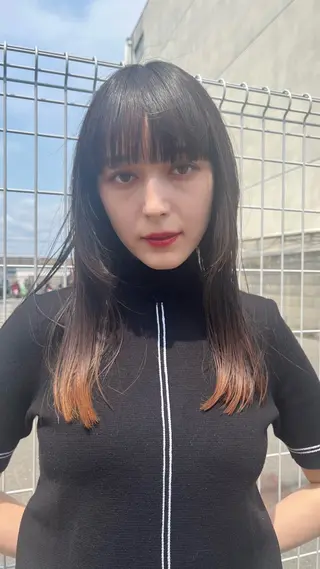 ロング Nomura Rizuのヘアスタイル