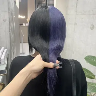 ミディアム 青木 芽生のヘアスタイル