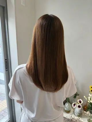 カラー 🌷花屋併設サロン 荘司麻百合◌˳𓇬のヘアスタイル
