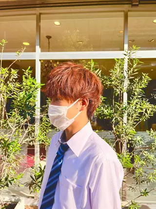 カラー メンズ 12月空きあり 上野颯太のヘアスタイル