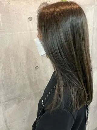 ロング カラー HAIR BASE ZAWAWA所属・レイヤー/ブリーチ| 特殊パーマ/赤澤のヘアスタイル