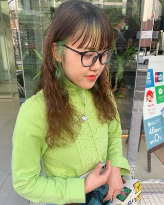 ロング カラー route南堀江所属・✂️ボブの神様 北村涼✂️のヘアスタイル