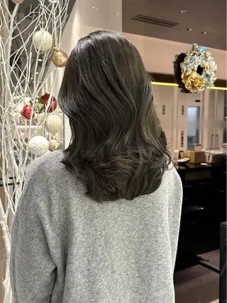 セミロング カラー Sayu🤍ktwo -nagoyaのヘアスタイル