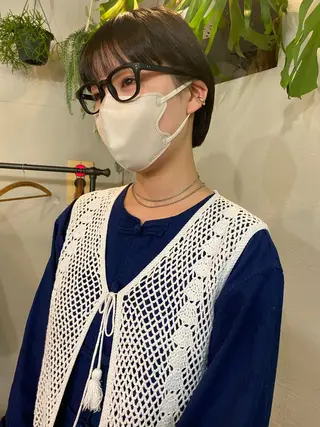 ショート なぎ🌿.∘[ボブ, ニュアンスカラー]のヘアスタイル