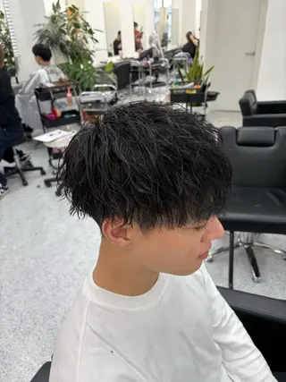 パーマ メンズ 笹江 瑞穂のヘアスタイル