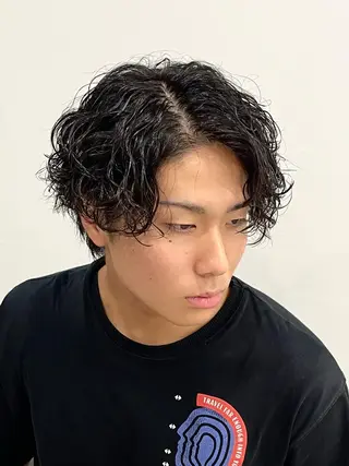 パーマ メンズ 🏁片倉 玲旺🏁のヘアスタイル