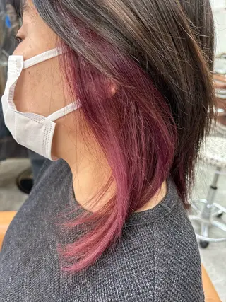 カラー おおた きょうかのヘアスタイル