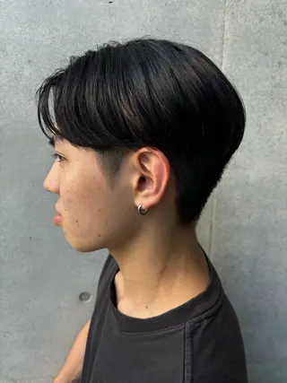 ショート メンズ しほ/艶ミルクティー 🍼/バンド特化🎸のヘアスタイル