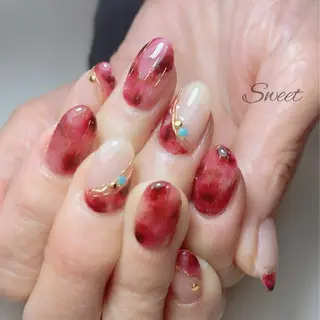 ネイル sweet 仲野陽子のネイルデザイン