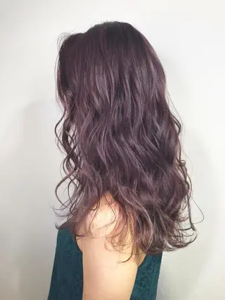 ロング カラー _WHITE+ 南海難波店のヘアスタイル