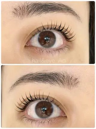 メンズ マツエク・マツパ nail&eye Aoのマツエク・マツパデザイン