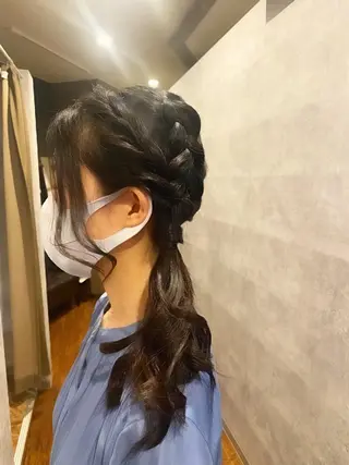 ヘアアレンジ 清川 椿咲のネイルデザイン