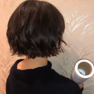 ショート パーマ 松永 果菜のヘアスタイル