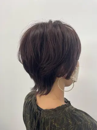 ショート カラー KANGOLSALON 富山セントラル所属・松井 亜美のヘアスタイル