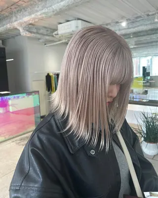 ミディアム カラー STAN WOOD所属・似合わせcut 🔥yutakaのヘアスタイル