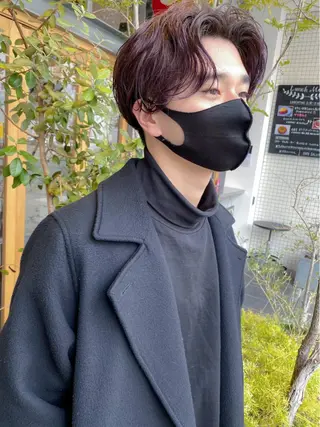 カラー パーマ メンズ 栄/矢場町 三井太朗のヘアスタイル