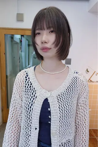 ミディアム カラー sakura🌸 レイヤー/韓国ヘアのヘアスタイル