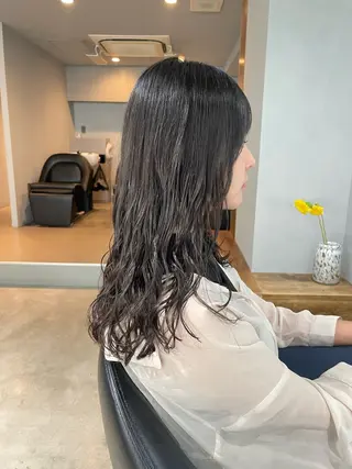 セミロング パーマ 【arc】Ruri コテ巻き風パーマのヘアスタイル