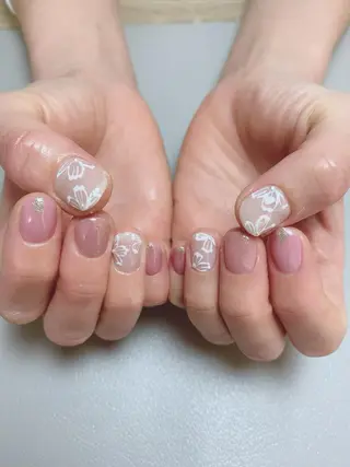 ショート ネイル cattleya nailのネイルデザイン