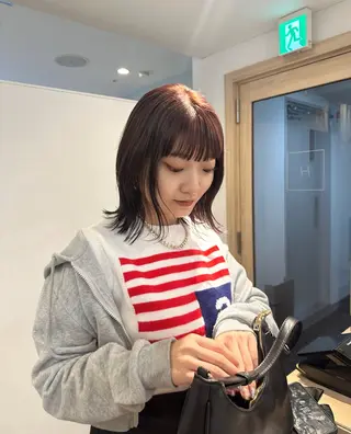 ミディアム カラー 梅田/柔らかカラー/ オオハシ リナコのヘアスタイル