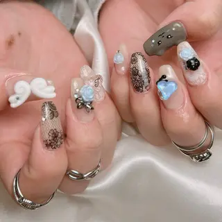 ネイル junna のぞいてねのネイルデザイン