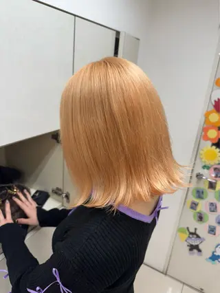 ミディアム カラー ここな/マツパ🌼 /暖色カラー🧡のマツエク・マツパデザイン