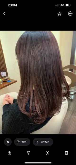 ロング カラー 高松 歩のヘアスタイル