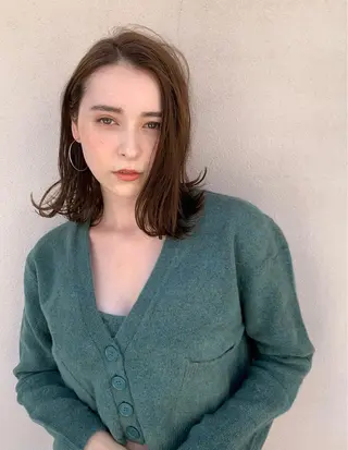 ミディアム カラー レイヤー/透明感 🍃鈴木裕介のヘアスタイル