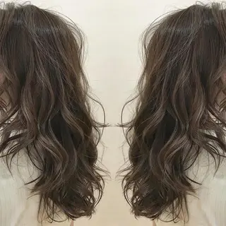 ロング カラー パーマ ヘアアレンジ tocca所属・毎月通える価格♪ 杉本真基のヘアスタイル