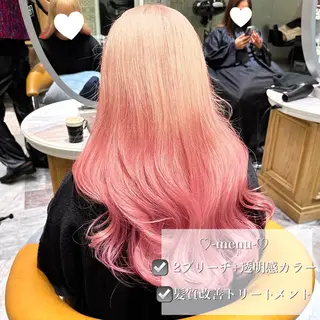 ロング 韓国カット/透明感 カラー/NANAMIのヘアスタイル