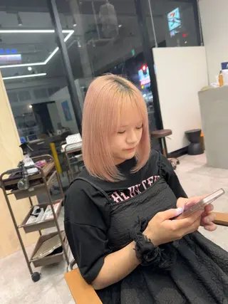 ミディアム カラー オスズ 🎀´-のヘアスタイル