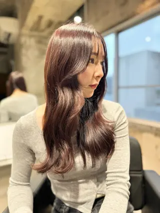 ロング カラー ヘアアレンジ 【大阪で1番優しい 美容師】りょんのヘアスタイル