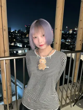 ミディアム カラー 24時間受付🌈ブリ ーチ特化RYUTOのヘアスタイル