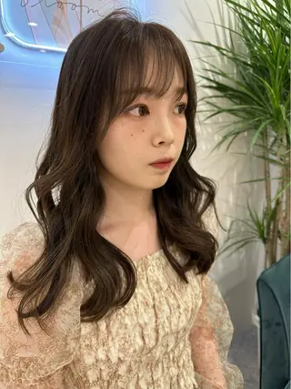 ロング カラー かえ🩶韓国ボブ🎀 透明感カラー🥣のヘアスタイル