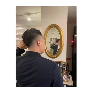 ショート パーマ メンズ eight所属・丸山 甲斐のヘアスタイル