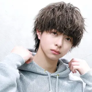 ショート パーマ メンズ 超有名店から独立/ メンズ特化/ジンのヘアスタイル