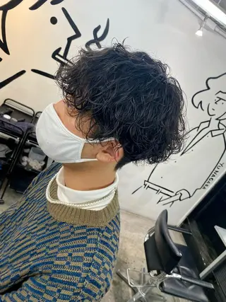 パーマ メンズ メンズパーマ特化💇 奥田敦哉のヘアスタイル