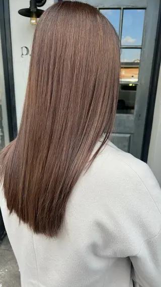 ロング カラー ミヨシマユ✨ チーフ就任記念🌈のヘアスタイル