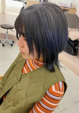 カラー NIKO/名古屋/ 伏見/花屋併設のヘアスタイル