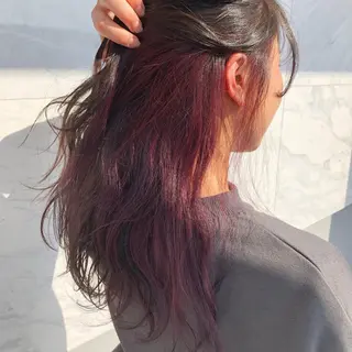 ロング カラー ヘアアレンジ 吉野 優子のマツエク・マツパデザイン