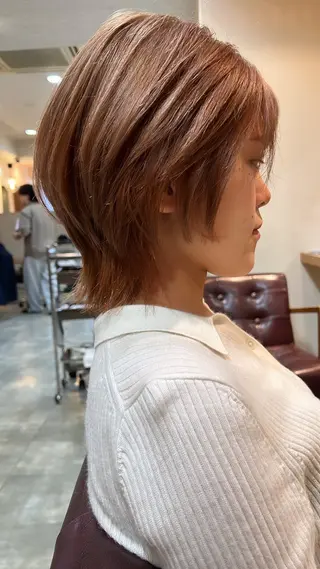 ショート カラー little  porto所属・透明感・艶感 小坂隼斗のヘアスタイル