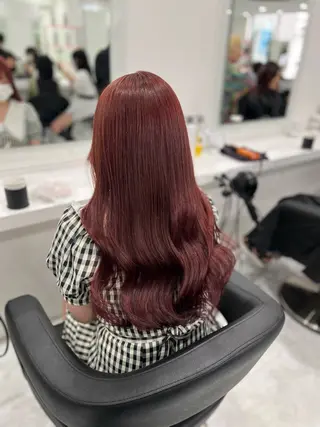ロング 韓国ガーリー🤍ハイ トーン🤍Ayanaのヘアスタイル
