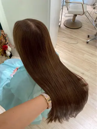 ロング カラー ParveMix🎀 稲垣詞葉のヘアスタイル