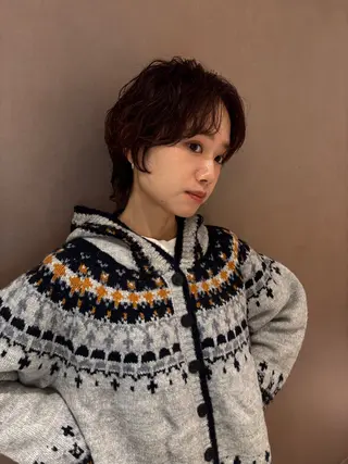 ショート Mon/ショート/パ ーマのヘアスタイル