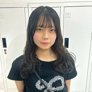 セミロング 🥀YUIHA🥀 テザインカラー♥のヘアスタイル