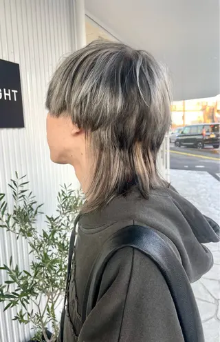 ショート カラー メンズ 錦 茉李 @lm.mari03のヘアスタイル