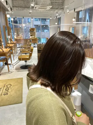 ミディアム カラー noa ☪︎のヘアスタイル